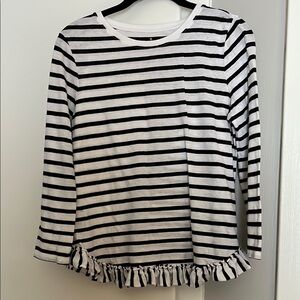 Kate Spade Cotton 3/4 Sleeve Top Size S